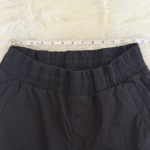 Women's Elastic Waist Track Pants - Black - Picture 5 of 7